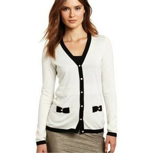 Lilly Pulitzer black and cream cardigan